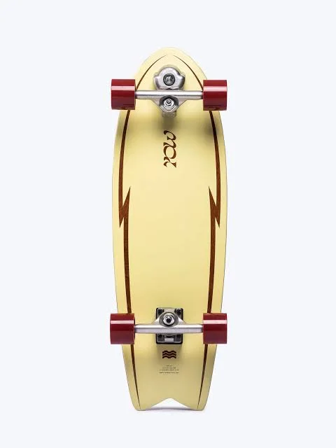 Cream surfskate product available from Wake Wave.