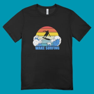Wake Surfing Retro Classic shirt